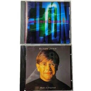 Lot 2 Elton John Cds Greatest Hits and Made in England